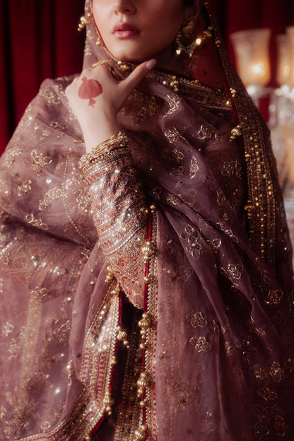 Mohsin Naveed Ranjha | Lilac Organza Embellished Gharara