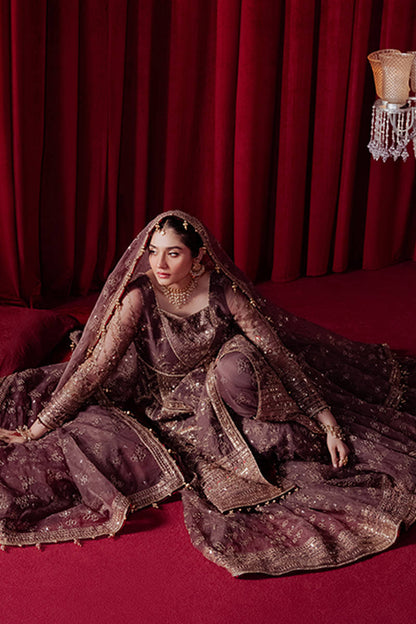 Mohsin Naveed Ranjha | Lilac Organza Embellished Gharara