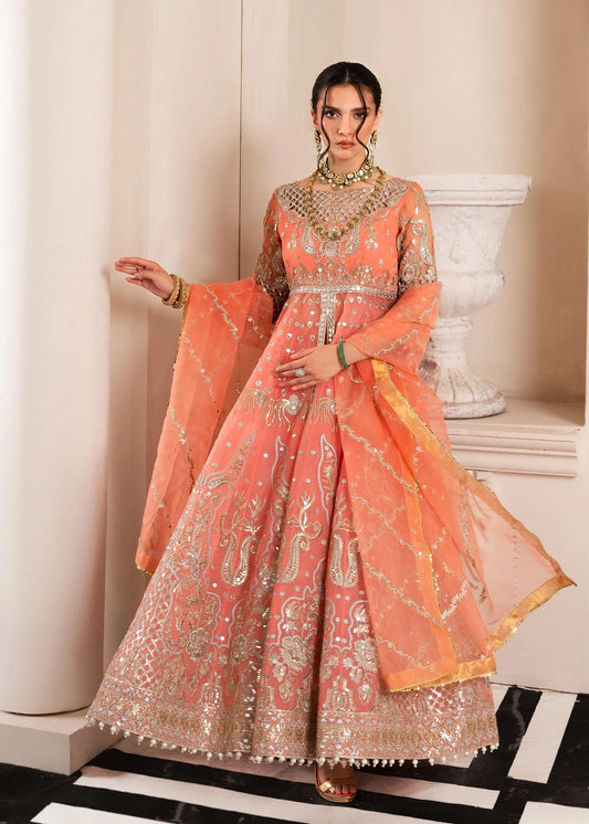 Mehr | Wedding Wear Embroidered Gown