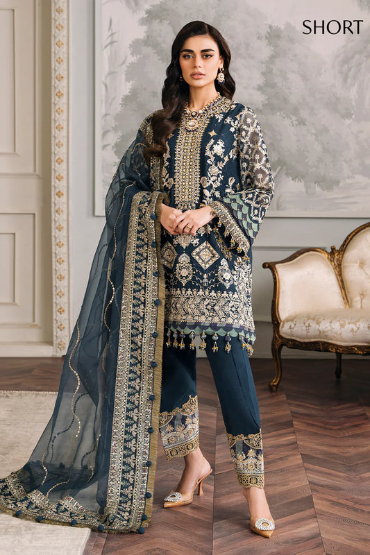 BAROQUE | Embroidered Chiffon Suit