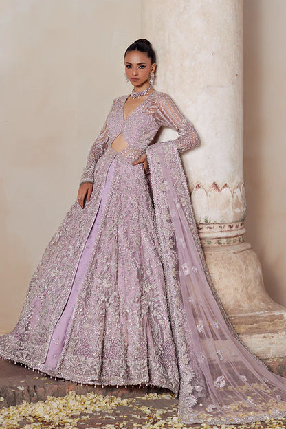 Soraya | Lavender Net Embellished Bridal Gown