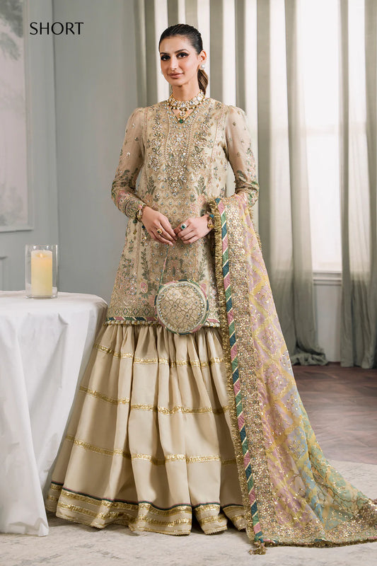 BAROQUE | Embroidered Handwork Zari Gharara