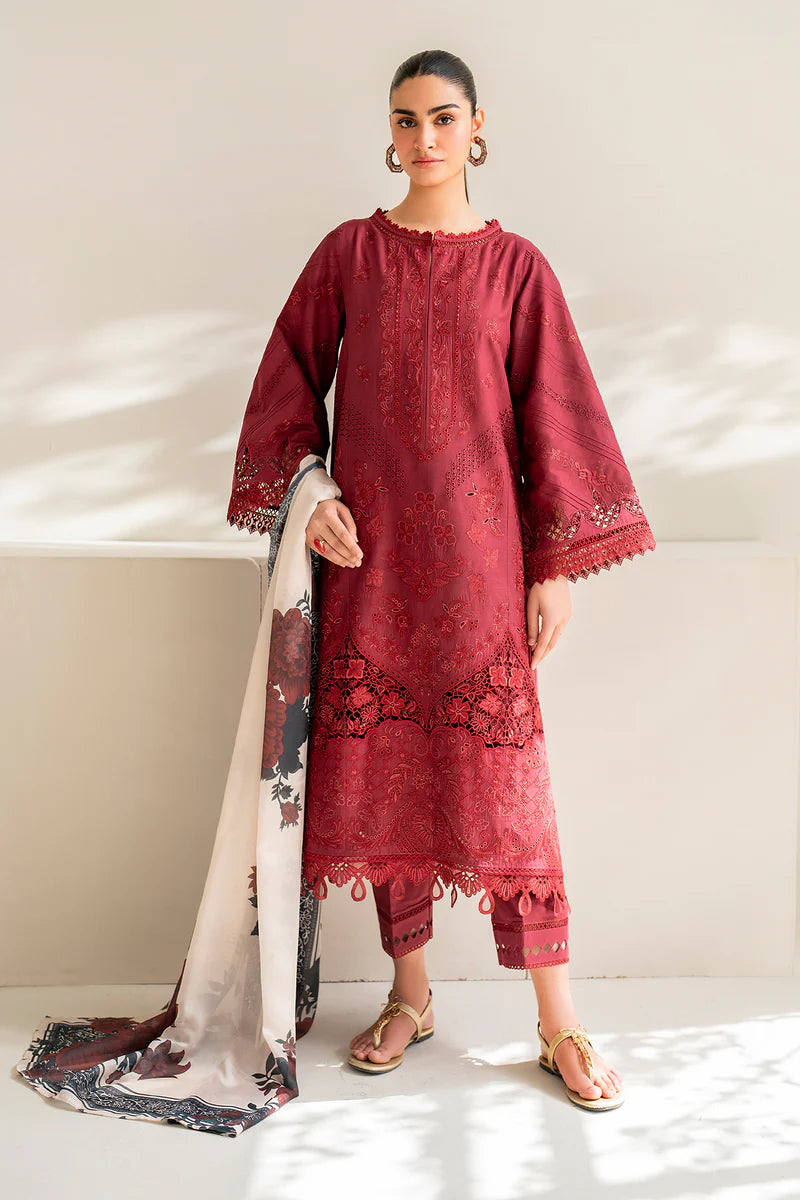 Baroque | Red Lawn Embroidered Suit