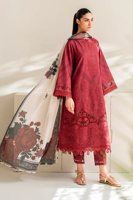 Baroque | Red Lawn Embroidered Suit