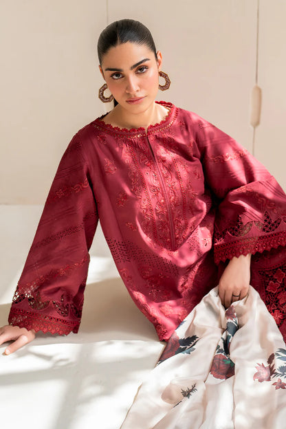 Baroque | Red Lawn Embroidered Suit