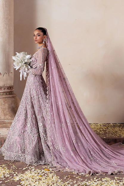 Soraya | Lavender Net Embellished Bridal Gown