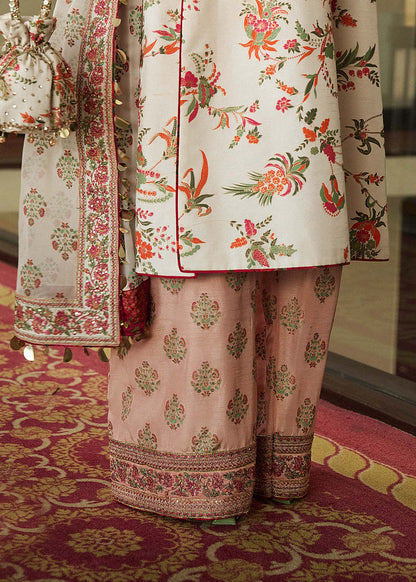 Hussain Rehar | Silk Jacket Embroidered Suit