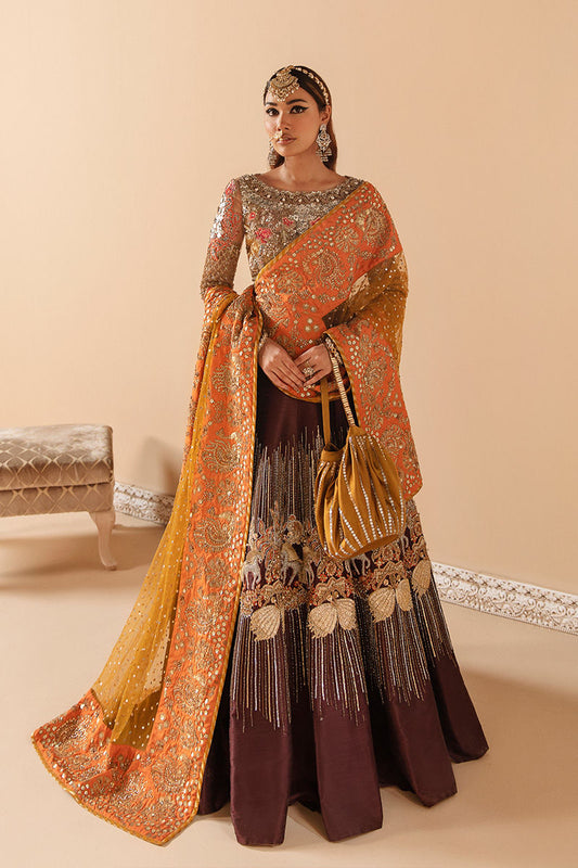 Cavalary Bloom | Bridal Net Embellished Lehenga Choli