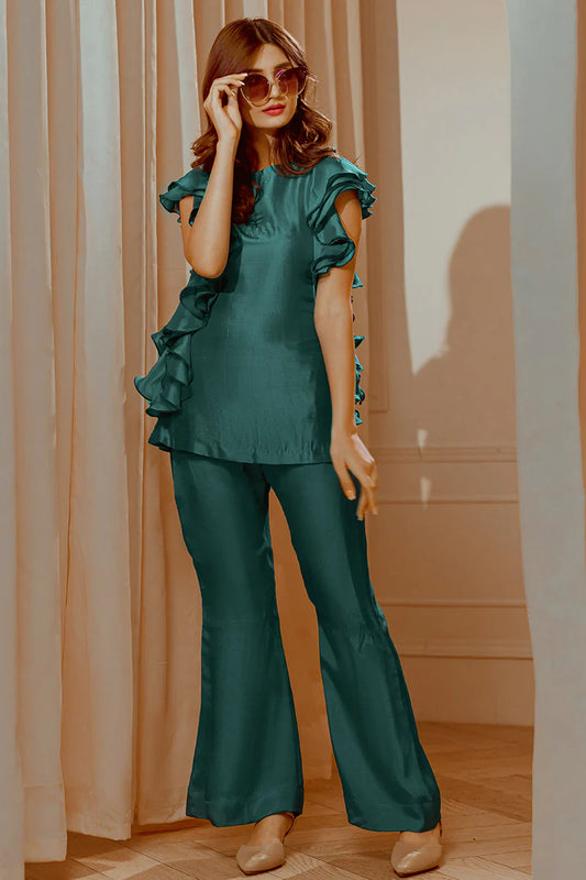 Emerald | Pure Silk Co Ord Set