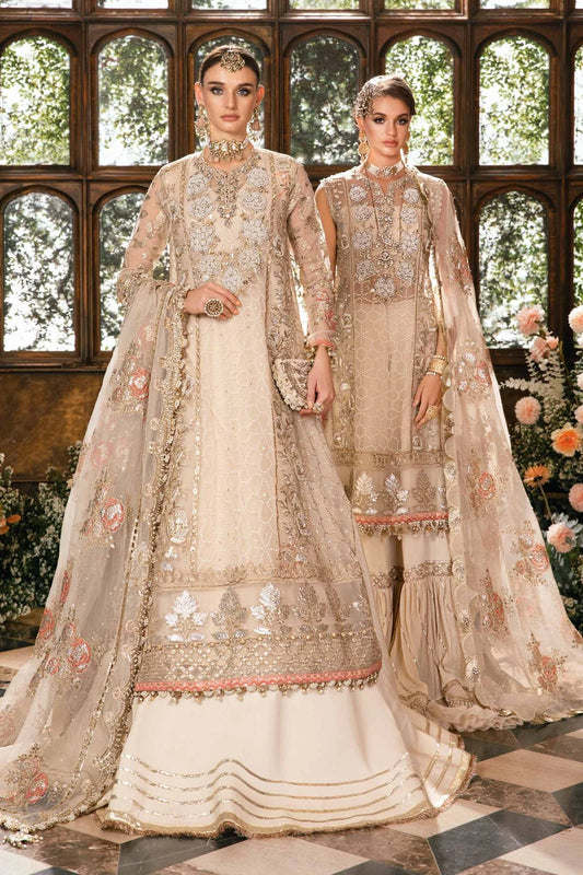 Maria B | Mbroidered Organza Embellished Lehenga Dress