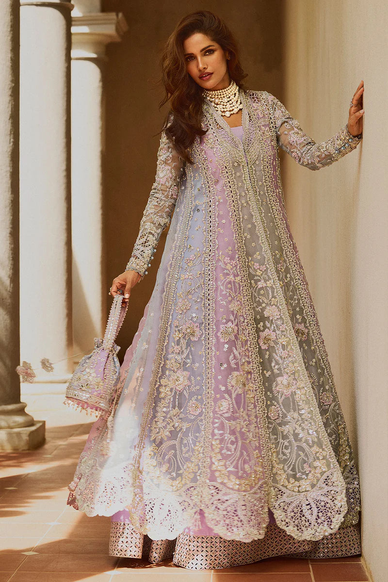 Soraya | Multicolor Organza Hand Embroidered Embellished Sharara