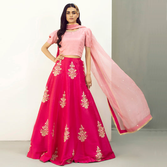 ZOHAN | Silk Embellished Lehenga Choli