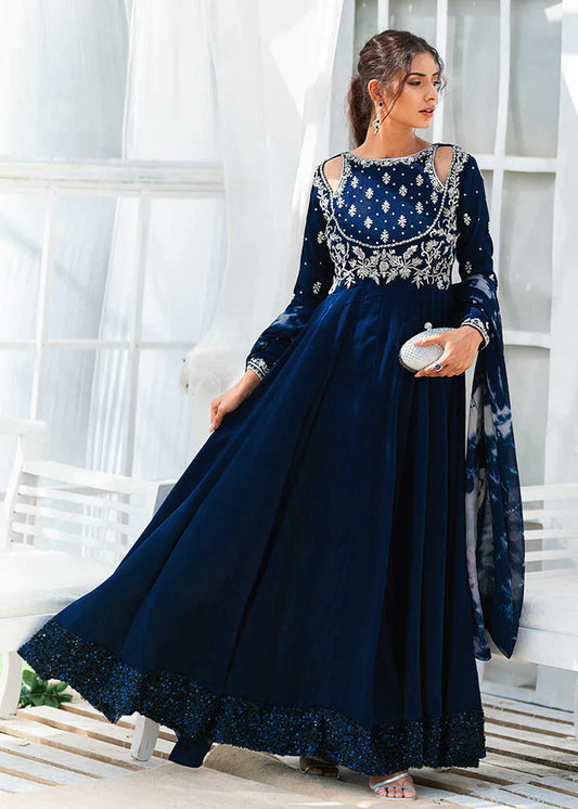 Admiral | Wedding Wear Velvet Kaalidar Frock